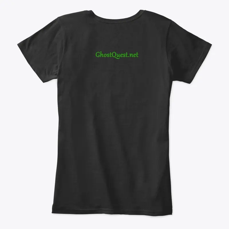 GhostQuest.net Shirt (Black & Green)