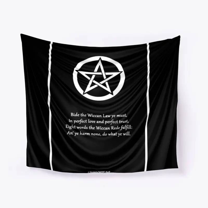 Wiccan Rede Poster (White)