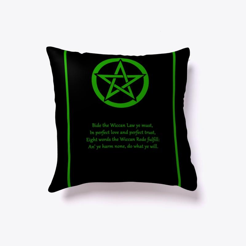 Wiccan Rede Poster (Black & Green)