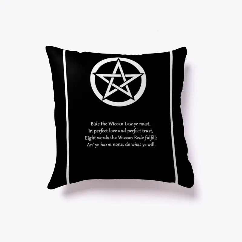 Wiccan Rede Poster (White)