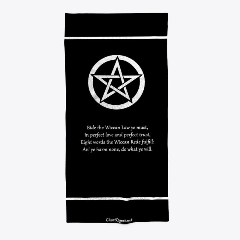 Wiccan Rede Poster (White)